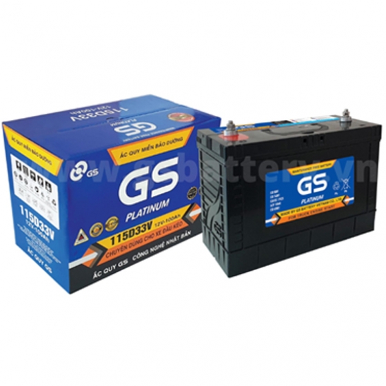ẮC QUY GS MF 115D33 V/C (12V100AH)