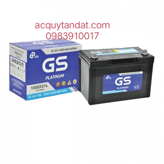 ẮC QUY GS MF 105D31R (12V90AH)
