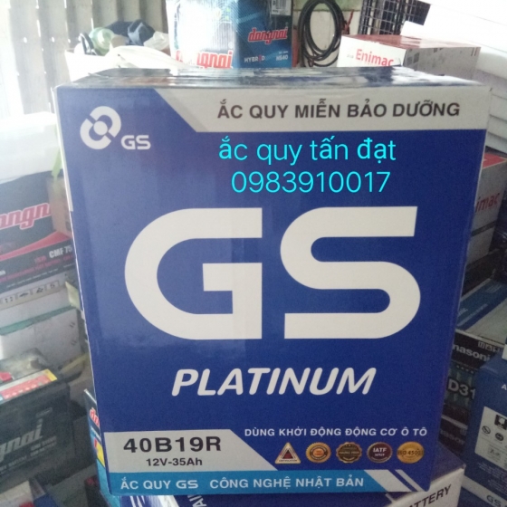 ẮC QUY GS MF 44B19L (12V40AH)(12V35AH)
